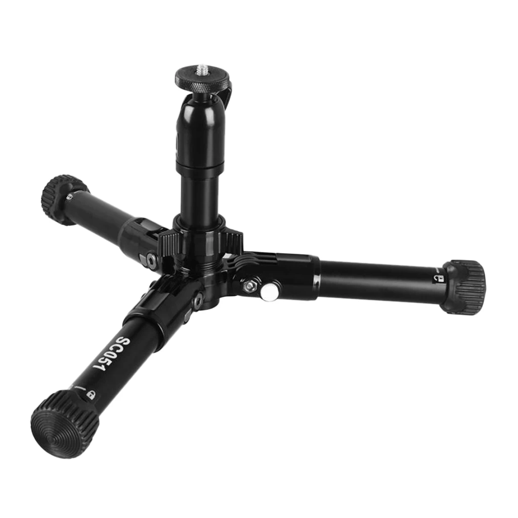Travel Portable Table Folding Mini Tripod For Canon Nikon Sony Gopro SLR DSLR Portable Travel Aluminium Camera Tripods 2020 New