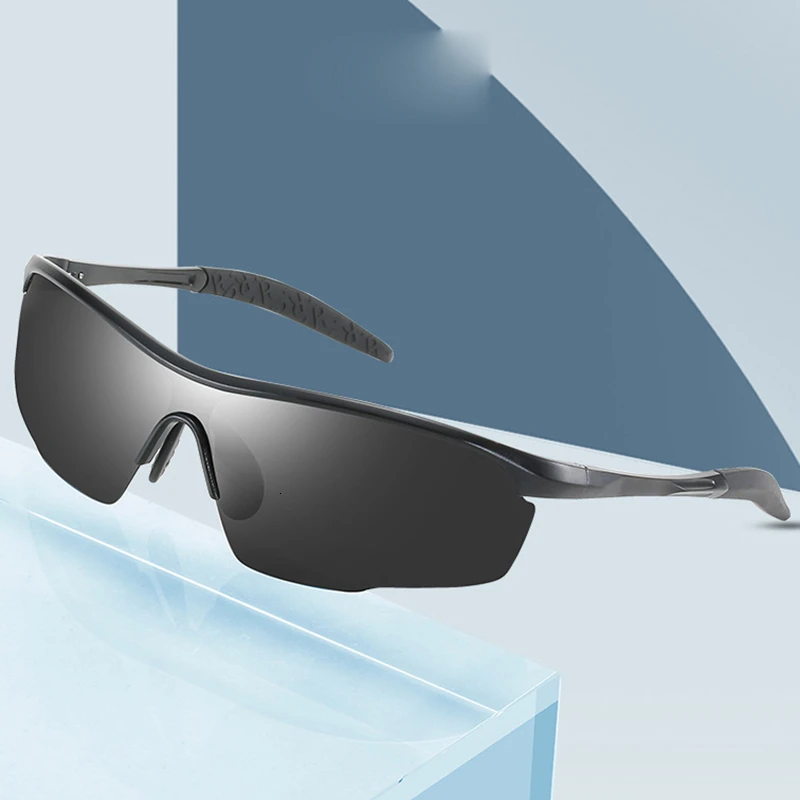 

2019 New Aluminum Magnesium Polarized Men Goggles Sunglasses Personality Colorful Men Motion UV400 Driving Fishing Sunglasses