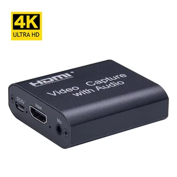 

4K HDMI Video Capture Card 1080p Game Capture Card USB 2.0 Recorder Box Device Capture Card For Live Streaming Video Recording