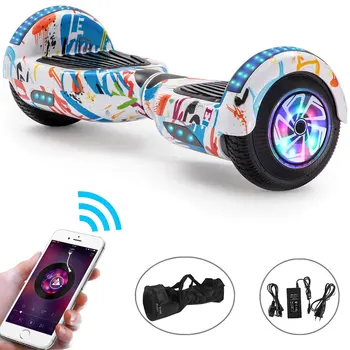 

Hoverboard Bluetooth 6.5 Inch Smart Self-balancing Scooter LED 2 Wheels Lights Electric Scooters For Kids With Bag