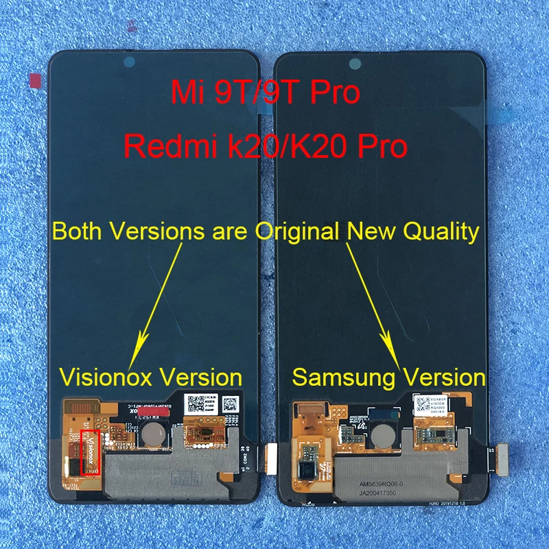 Оригинал Axisinternational 6 39 &quotAMOLED для Xiaomi Mi 9T Pro экран дисплей + сенсорная панель