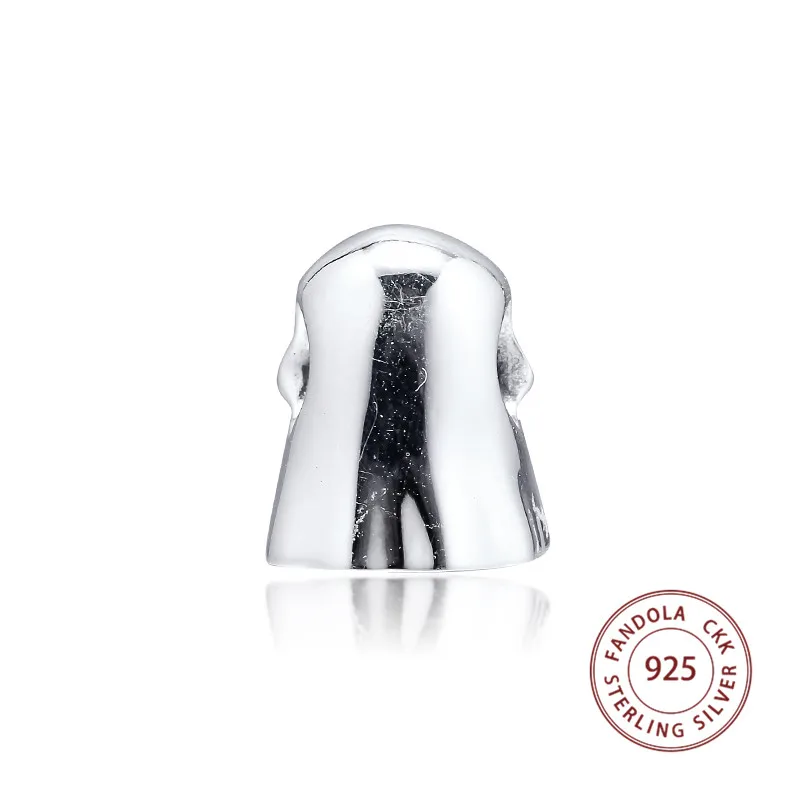 Подходит Pandora Браслеты бусины из стерлингового серебра 925 Boo the Ghost Подвески бусины для изготовления ювелирных изделий kralen