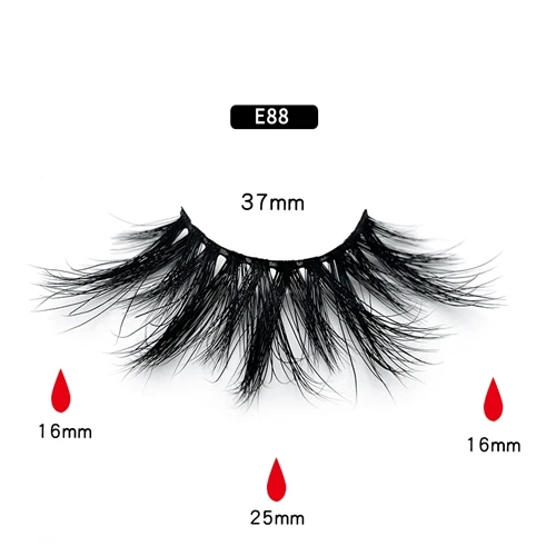 CLO25ME88 CLOTHOBEAUTY норковые ресницы 25 мм 3d норковые ресницы толстые длинные 1 пара ручной работы мягкие норковые ресницы для наращивания оптом(E - Цвет: CLO25ME88