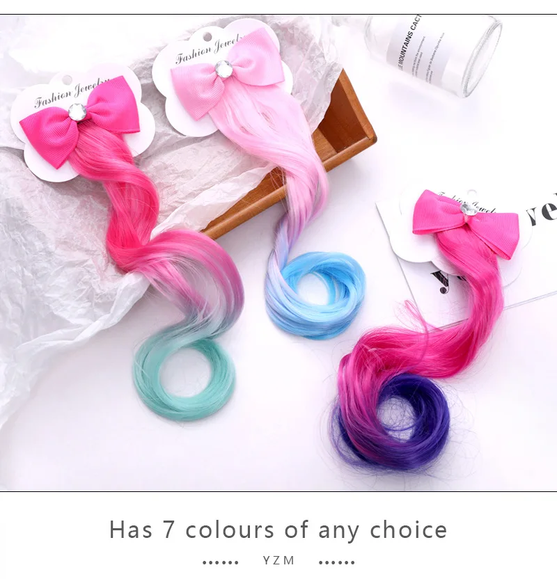 Детская Мода Цвет бант заколки Корея Девушка принцесса зажим для волос милый ребенок утконоса клип головные уборы Дети аксессуары для волос