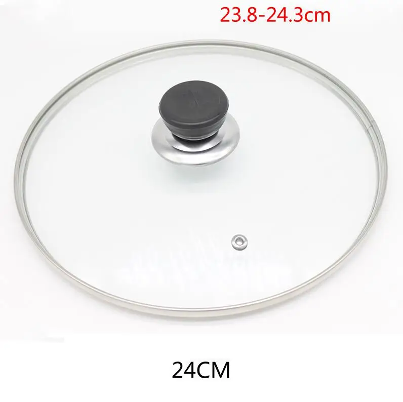 24CM Style A Крышка кастрюли кухонная посуда плита Замена Ручка для крышек от кухонной посуды Крышка для кастрюли круговая ручка с винтом сковорода рукоятка Крышка - Цвет: 24CM Style A