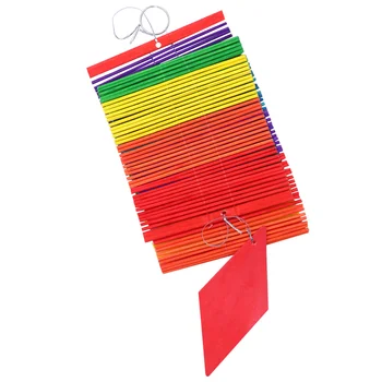 

1Pc Helix Wind Spinner Pendant Wall Hanging Partition Curtain Scene Decoration Kindergarten Decorative Pendant (Size M Colorful)