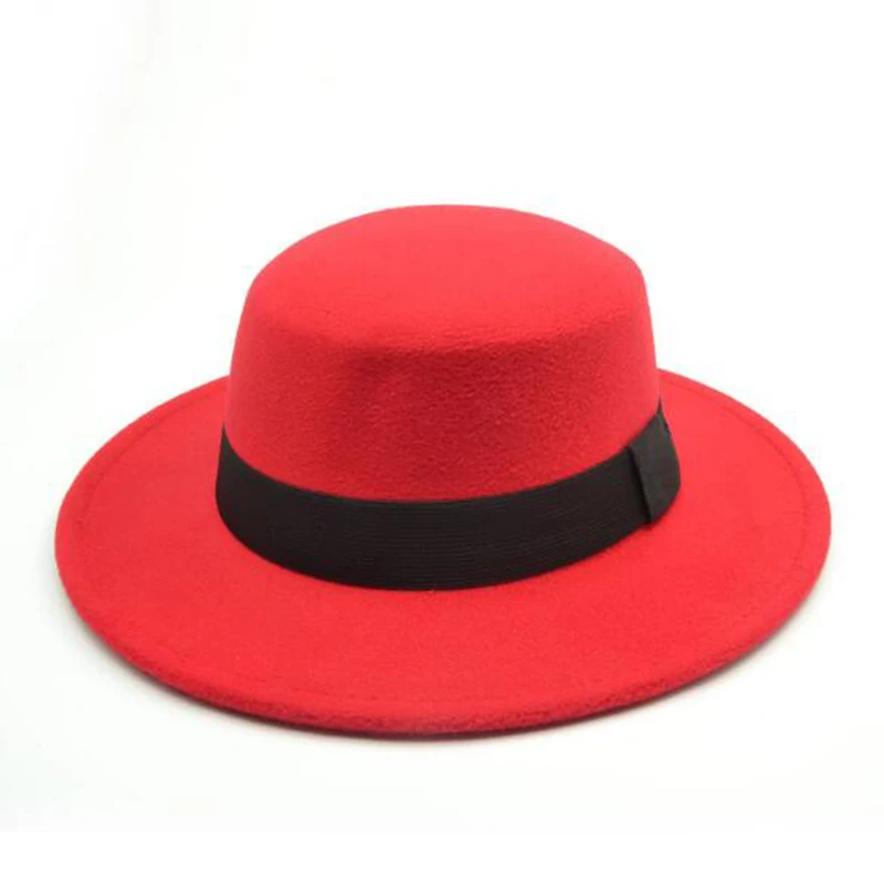 Новая мода шерсть свиной пирог бутер гладкая шляпа для женщин мужская фетровая мягкая фетровая шляпа с широкими полями шляпа игрока