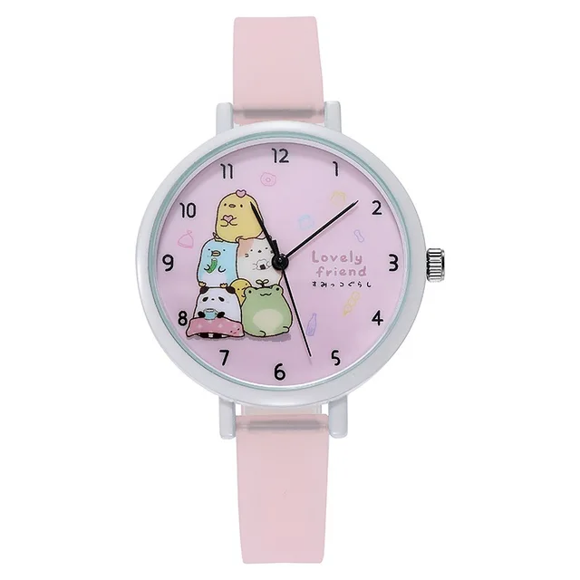 Cute Cartoon Jelly Color Male And Female Students Children's Quartz Watch  Wholesale Corner Biological Luminous Quartz Watch - Children's Watches -  AliExpress