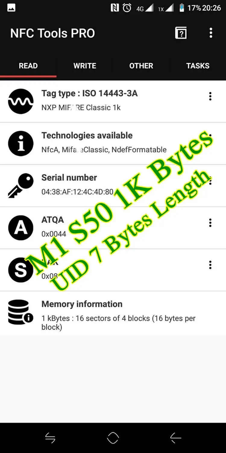 13,56 МГц MF1k S50 0 блок для записи 7 байт сменных маркеров UID сменная карта радиочастотной идентификации возможностью перезаписи