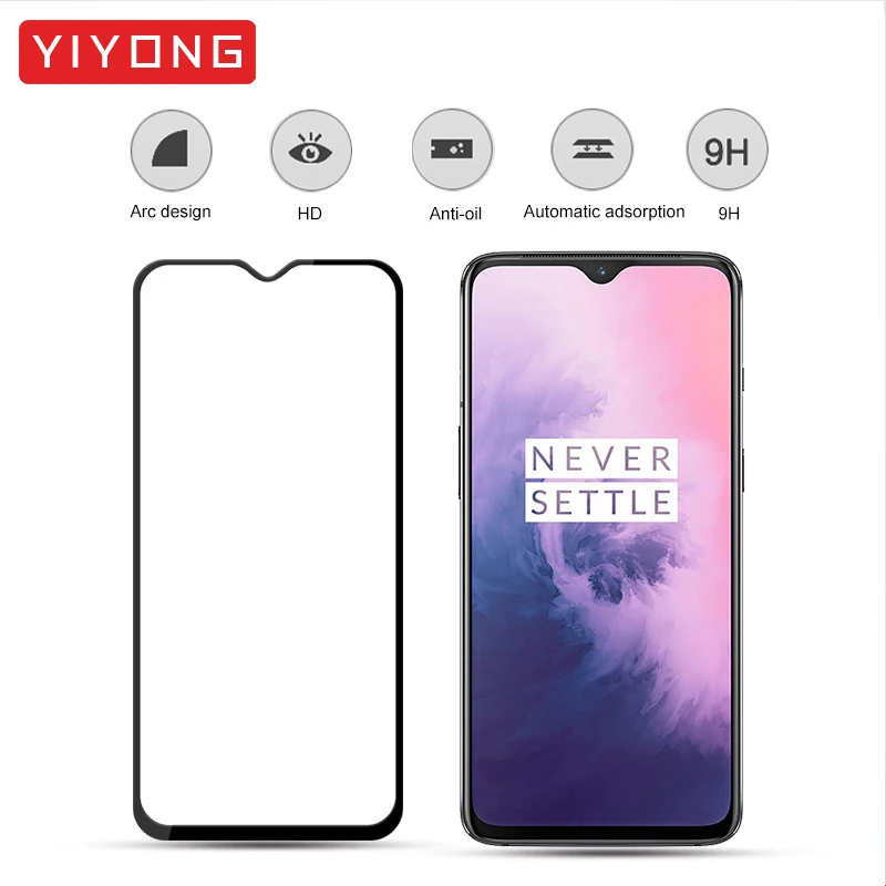 YIYONG 5D полное покрытие закаленное стекло для OnePlus 7 T 7 T 6 6T One Plus Защита экрана для OnePlus 7 7 T Pro 3D изогнутое стекло