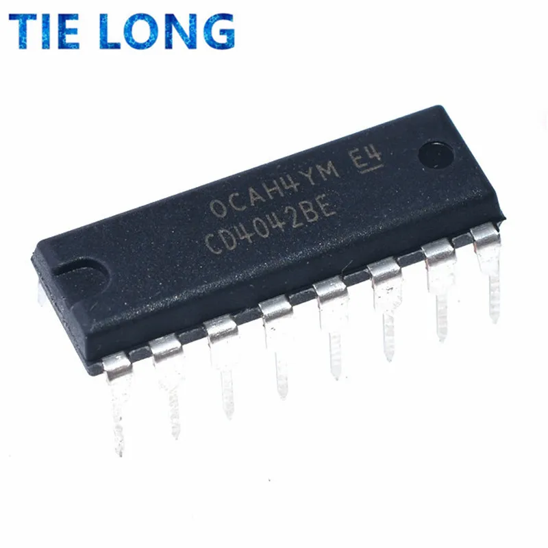 10 шт. CD4042BE DIP-16 CD4042 DIP16 4042BE DIP IC | Электронные компоненты и принадлежности