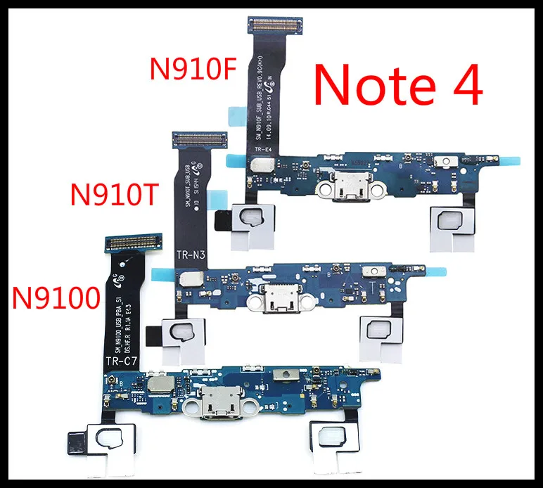 Высокое качество для samsung Galaxy Note 4 N910F N910A N910T N910V usb зарядный порт гибкий кабель