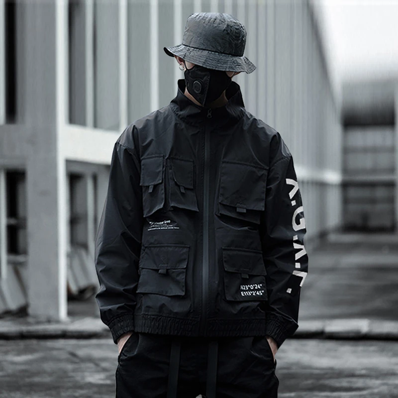 2019 New Black Cargo Jackets 