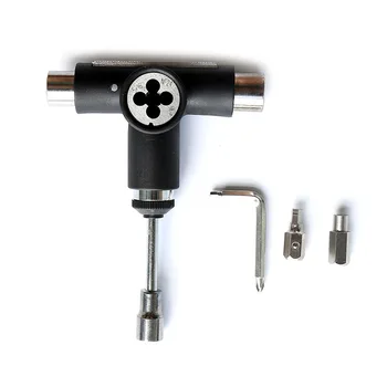 

Slide plate T-wrench Y-type bridge rod thread repair tool semi-automatic multi-functional wrench hexagon wrench skateboard tools