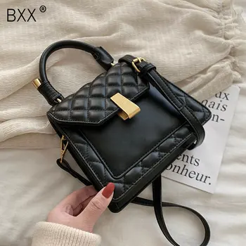 

[BXX] PU Leather Crossbody Bags For Women 2020 Spring Luxury Quality Shoulder Messenger Bag Female Travel Handbags Purses HK834