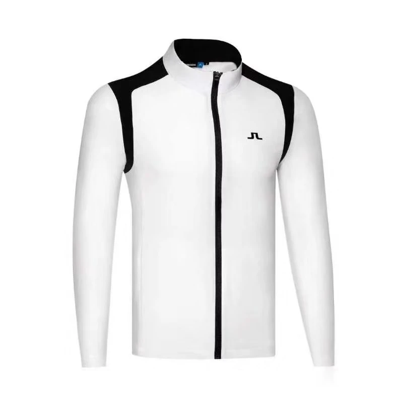 K2019 Гольф Куртка мужская флисовая куртка гольф быстросохнущая дышащая теплая куртка одежда для гольфа - Цвет: Белый