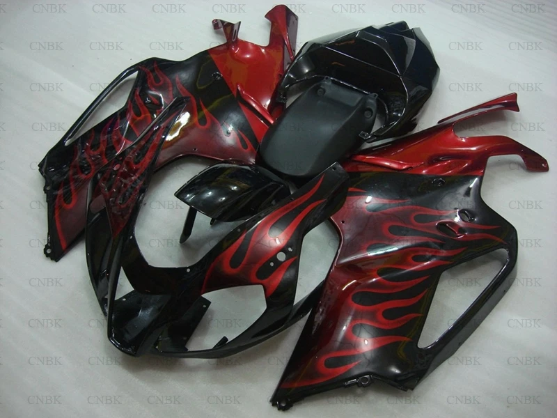 Наборы обтекателей для RSV 1000 2004 RSV1000 наборы тела набор всего 2003 - 2006 черная красная