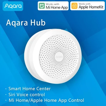 

Aqara Hub Gateway Wifi Zigbee Wireless control Smart home works with Xiaomi Mi Home App Support Apple HomeKit Siri voice control