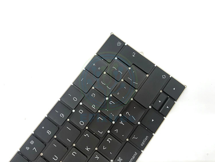 Полный A1989 клавиатура иврит для Macbook Pro 1" 15" A1990 раскладка клавиатуры EMC 3124 EMC 3215 Mid года
