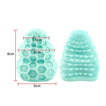 Male Masturbator Compact Soft Flexible Jerk off Hand Job Penies Sleeves Masturbation Snail Cup Adult Sex Toy for Men A7 2