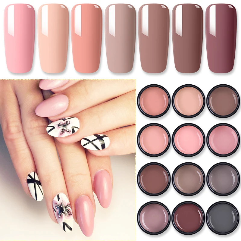 MAD DOLL 5g Гель лак для живописи серии Nude Светодиодный УФ ногтей гель лаки