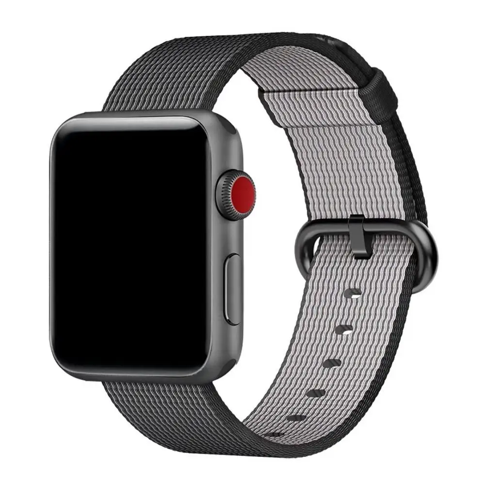 Нейлоновый ремешок для Apple Watch 44 мм 40 мм iWatch 38 мм 42 мм спортивный тканевый браслет для часов Apple watch 5 4 3 2 1 38