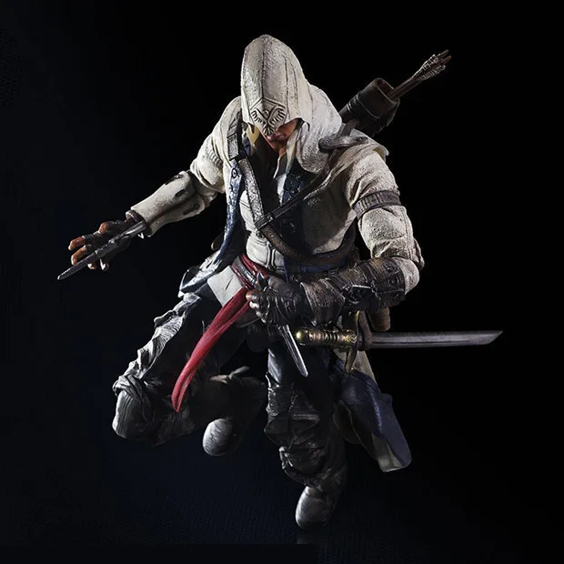 PA kai Assassins Creed Модель Действие игры фигурки Играть Искусство 27 см Коннор ратохнхайк тон модельные игрушки, коллекционные подарки
