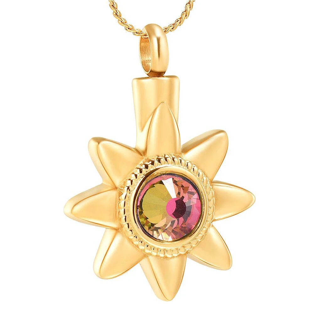 K8097-Sun-Flower-Cremation-Jewelry-for-Ashes-Pendant-Stainless-Steel-Crystal-Inlay-Keepsake-Memorial-Urn-Necklace. (2)