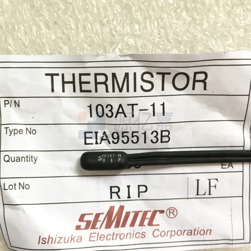 Новинка 100% 2 шт. оригинальный термистор 103AT-11 NTC 10K 1% 3435 60 см | Электроника
