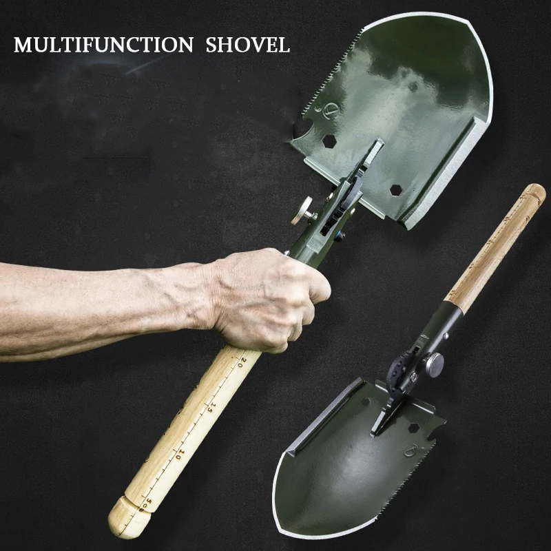 Outdoor Equipment Multifunctional Small Shovel Shovel Camping Shovel Self-defense Weapon Wild Survival Tool Hiking Accessories