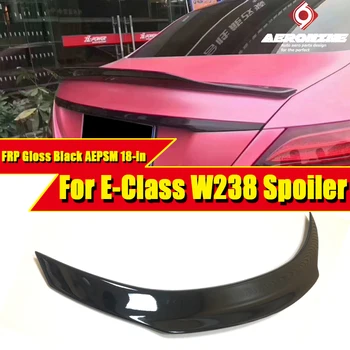 

W238 Rear Trunk Spoiler Wing PSM Style FRP Gloss Black For Mercedes-Benz E-Class Sedan E200 E250 E300 E350 Spoiler Wing Tail 18-