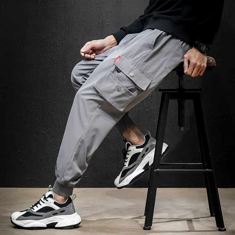 

2020 Spring New Style Japanese-style Macheda Large Size Workwear Sports Ninth Pants M-5x Hk2007