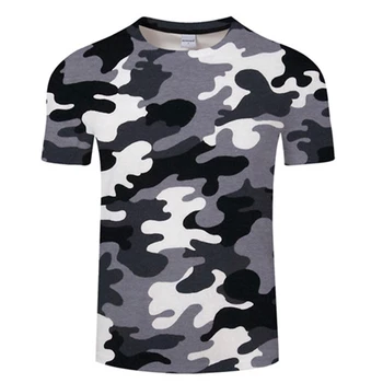 

Camouflage Tshirt Men Women Short Sleeve Breathable Clothing Funny Top Hiking Sport Camouflage 3d Printed T-shirt