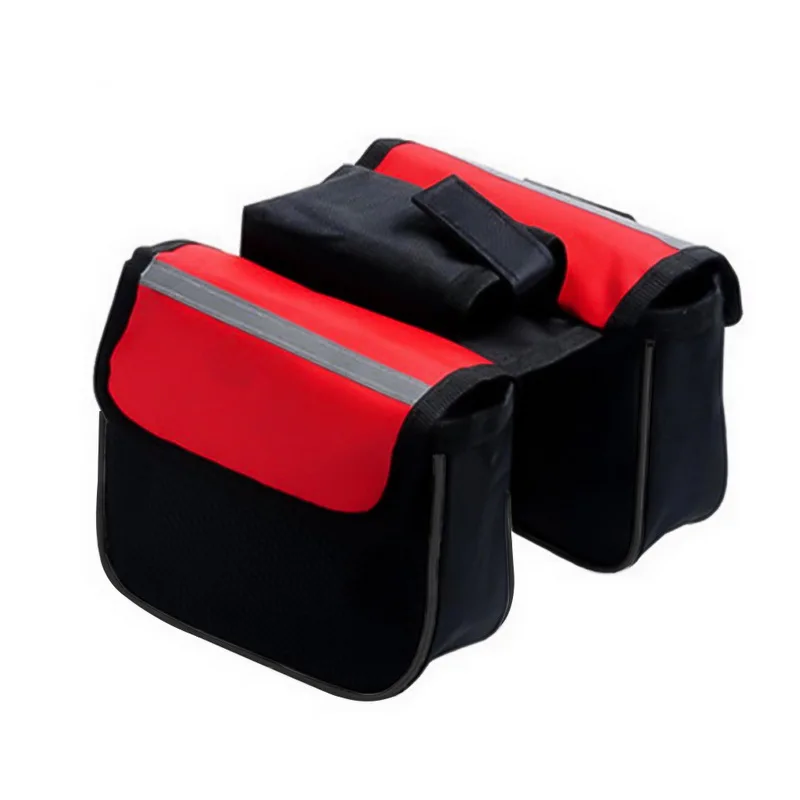 Discount Bicycle Cycling Front Frame Tube Bag Waterproof Front Bags Cell Mobile Phone Case 6inch Phone Holder Bicycle Bike Accessories 24