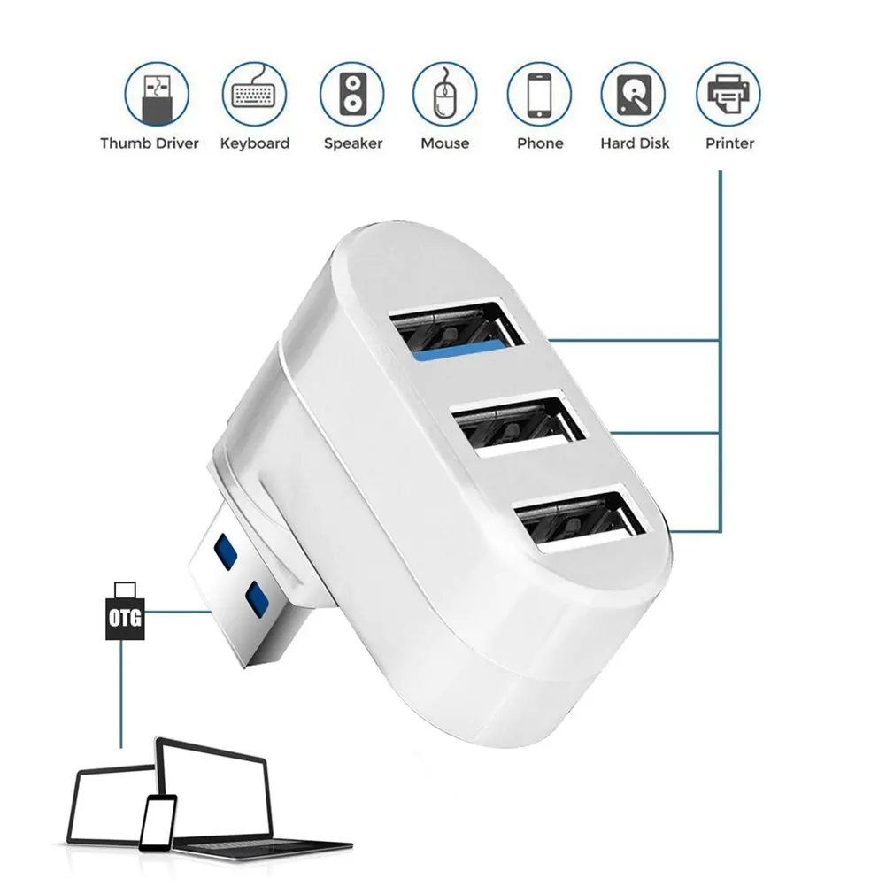 Для портативных ПК usb-хаб 3/6 порт usb-хаб 3,0 высокоскоростной мультихаб Usb разветвитель 2,0 Hab 1 несколько адаптеров Usb 3,0 кард-ридер