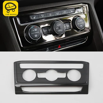 

CARMANGO for Volkswagen VW Atlas Teramont Auto Car-styling Central Console Frame Panel Trim Cover Stickers Interior Accessories