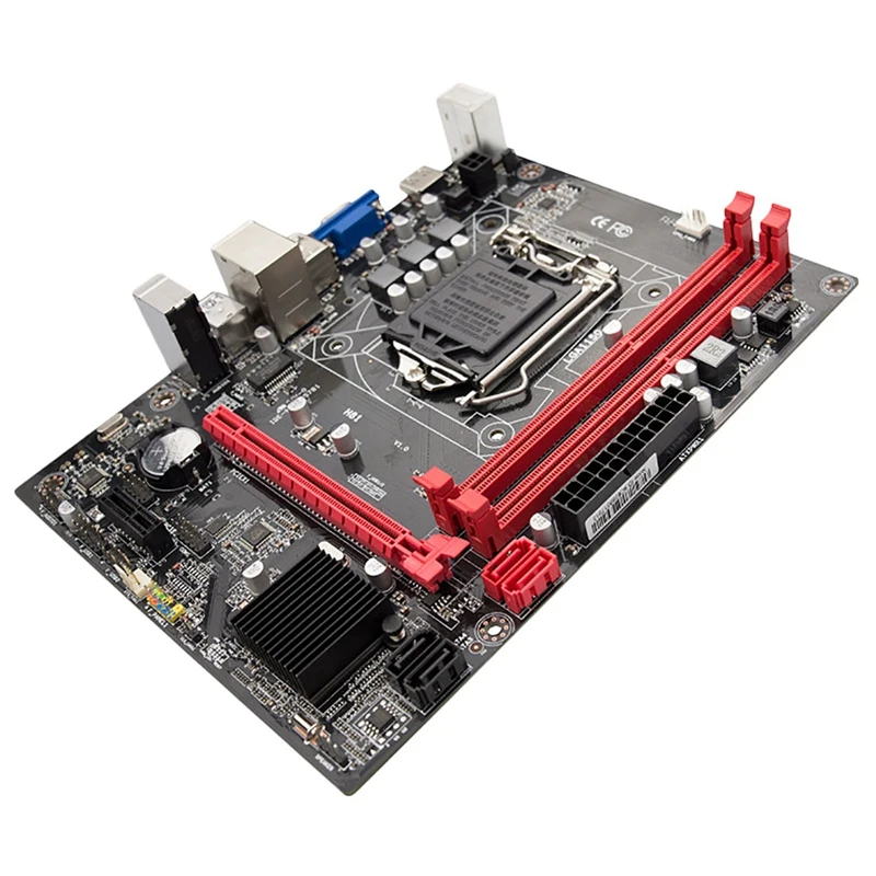 Материнская плата H81 для настольного компьютера с разъемом Lga 1150 Pins I3 I5 3470 4590 Cpu Super B85 Micro-Atx Uefi bios