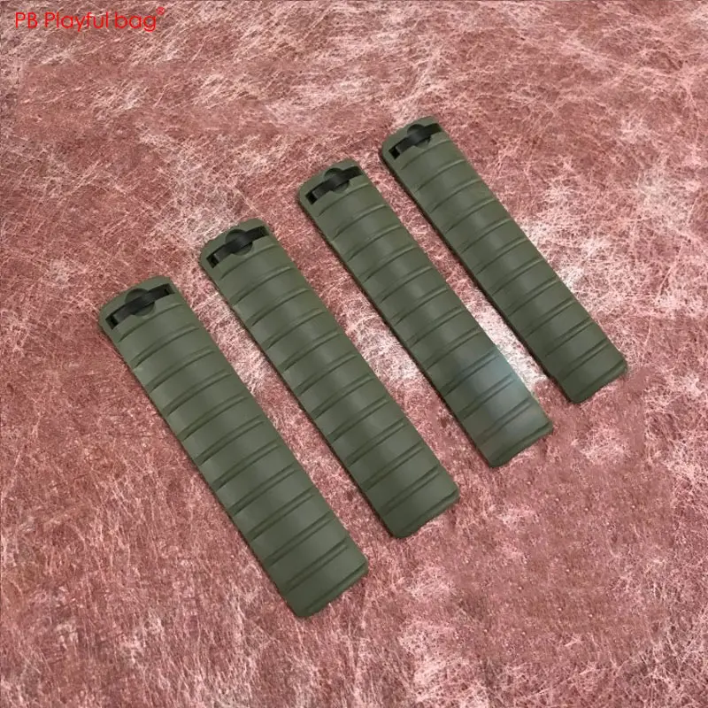 1pcs Тактические игрушки пистолет M4 аксессуары KAC нейлон защита древесины чип Jinming 8/9 Guideway handguard M16 handguard защита древесины OB25 - Цвет: 1pcs