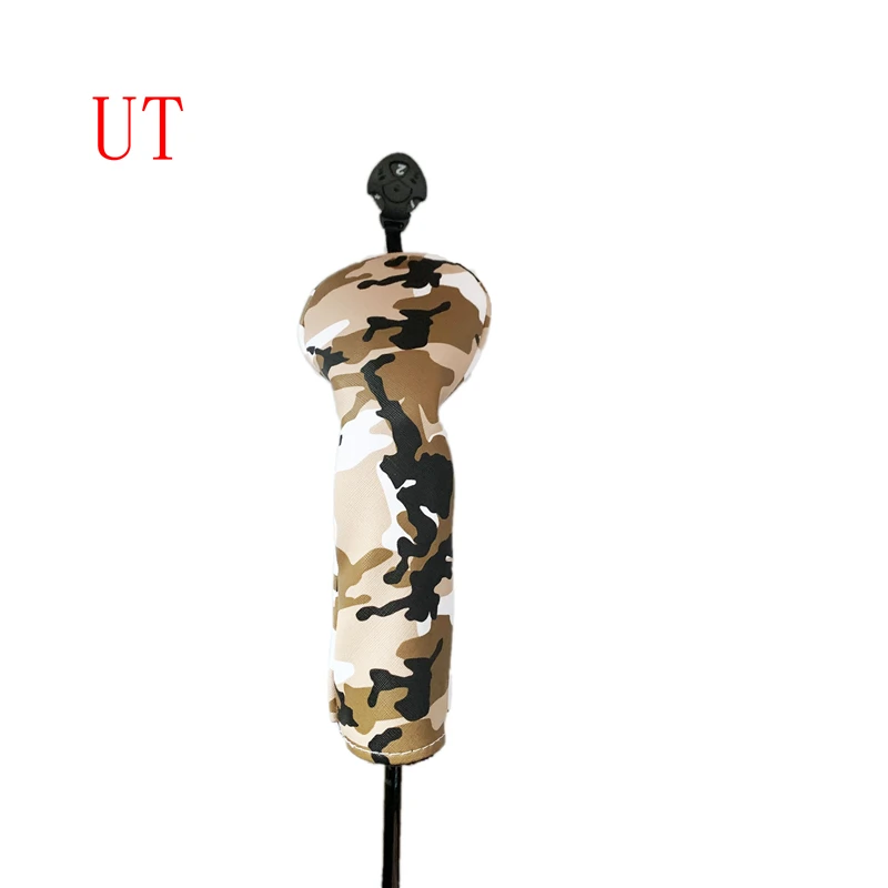 Brown UT NRC Чехлы для клюшек для гольфа, чехлы для клюшек для гольфа#1, для водителя#3,#5, камуфляжный узор - Цвет: Brown UT