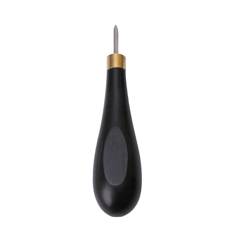 4MM Кожаное ремесло DIY деревянный ромбовидный шило кожевенное ремесло Reaming Punch Tool D2TD - Цвет: 4MM