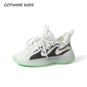 

CCTWINS Kids Shoes 2020 Spring Children Led Light Shoes Baby Girls Casual Trainers Boys Fashion Sport Sneakers Black FS3350