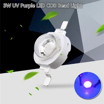 

3W COB Bead UV Purple Light Bulb UV Ultraviolet DIY Fluorescent Light Bulb Enegy Saving Violet Lamps Lighting