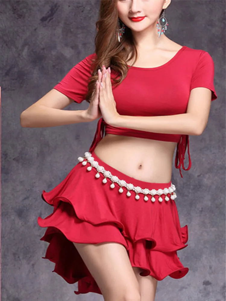 DYROREFL Belt Korean Version Of Fashion Sailor Dance Belly Tassel Water Drill Waist Female Pearl Pendant Dress Waist Belt CYD256
