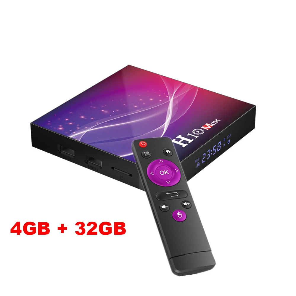 4GB 32GB Новейший Android tv box H10 MAX smart tv box android 10,0 Allwinner H616 4 Гб ОЗУ 32 Гб ПЗУ 2,4G wifi 6K H.265 медиаплеер 4Гб 64 ГБ - Цвет: 4GB 32GB