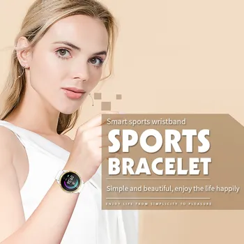 

C19 Bluetooth 4.0 Smart Watch Pedometer Fitness Tracker Heart Rate Smart Wristband Women Blood Pressure Monitor Smart Bracelet