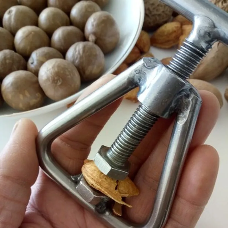 Новая ручная открывалка для орехов Macadamia гайка машина для изготовления крекеров орех Щелкунчик гайка Шеллер инструмент для открывания орехов Macadamia кухонные аксессуары