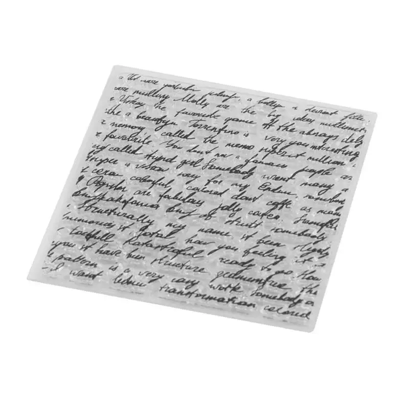 Stamp-6pcs DIY прозрачные штампы Силиконовые Руководство фото карты альбом уплотнения украшения сделать радость для украшения дома