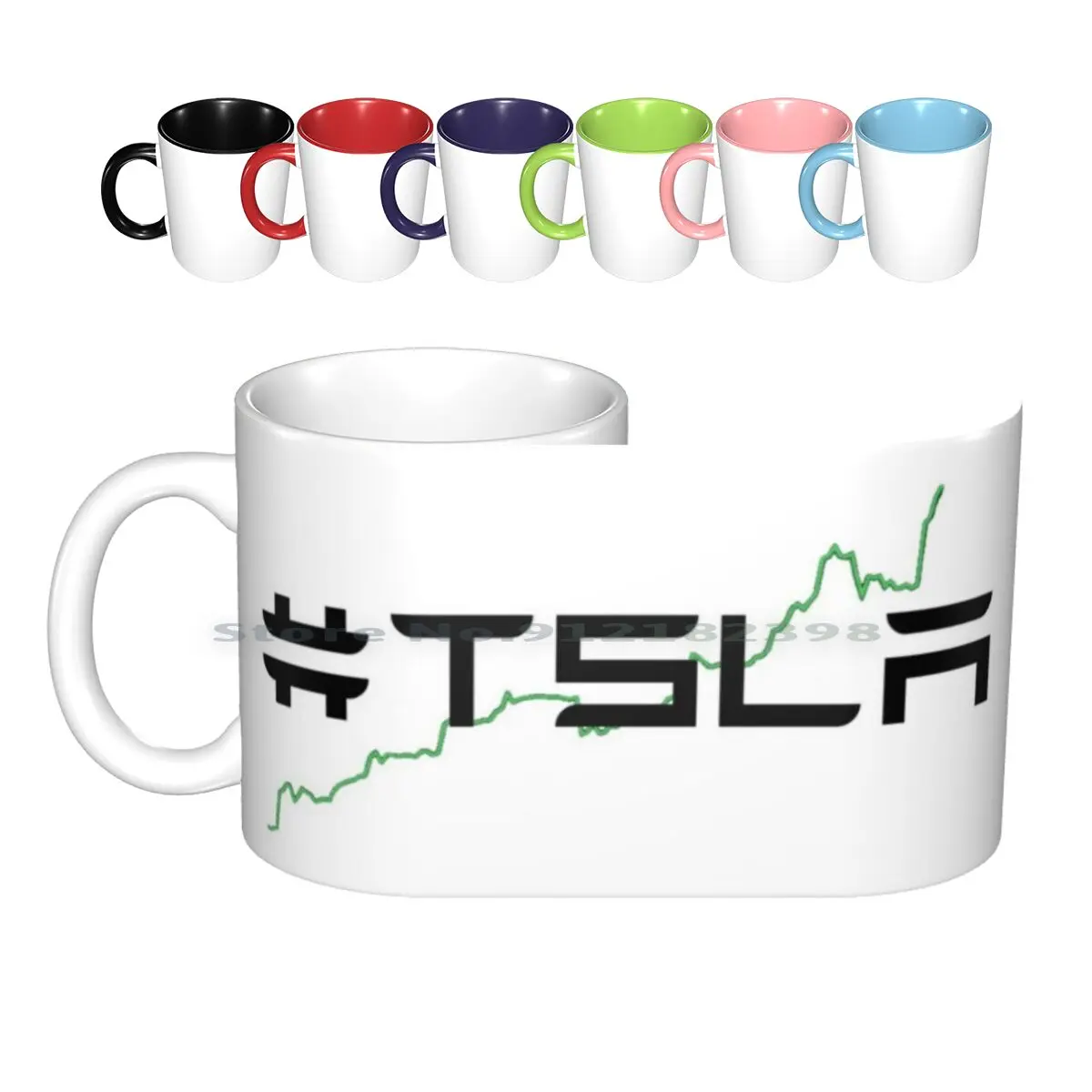 # Tsla в наличии керамические кружки кофейные чашки кружка для молока чая Тесла Ev