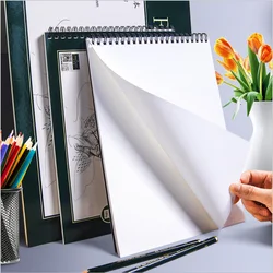 16K 20 Sheets Fine Grain Sketchbook 160g/m2 Coil Sketch Drawing Paper Book Student Graffiti Practise Paper School Art Supplies