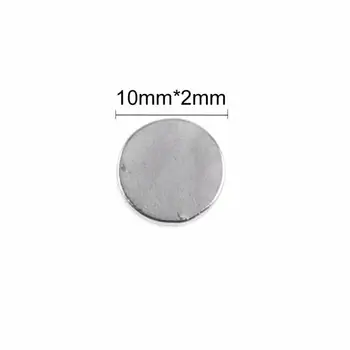 

50pcs/lot 10 x 2MM Strong Magnetite Earth Neodymium Magnets with Round Disc Type and Earth Magnet for Home /Office/Laboratory